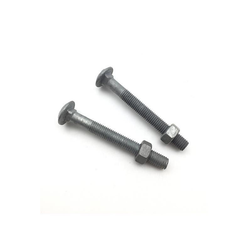 Grade4.8 Cup Head HDG Carriage Bolts Coah Bolt
