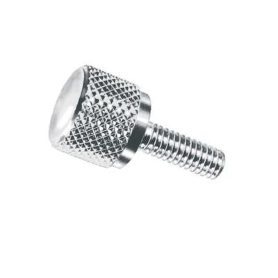 High Precision M3 Stainless Steel Flat Head Knurled Thumb Screws