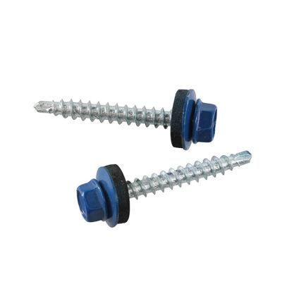 Carbon Steel Hex Lag Screws Hexagonal Washer Head Self-Drilling Screw