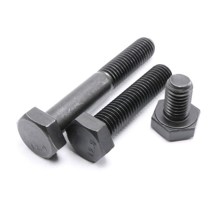 Factory Stock High Quality Plain Grade 4.8 DIN931 DIN933 ANSI ASME B18.2.1 Hex Head Bolts an Nuts