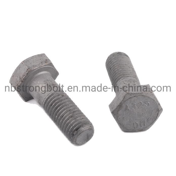 Hex Cap Screw Grade 5 with White Zinc Plated Cr3+