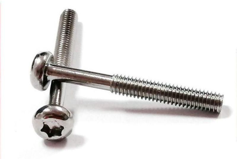 Carbon Steel Chrome Plated Torx Machine Fastener Pan Head Screw