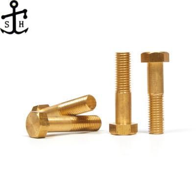 ANSI/ASME B 18.2.1 Brass Hex Cap Screws Made in China