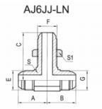 Hydraulic Hose Adaptors Hydraulic Hose Fittings Jic Male 74° Cone Bulkhead Branch Tee Made in China