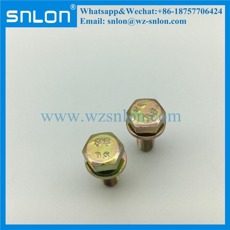 High Tensile Hex Bolt   Assembly Plain Washer for Auto Parts