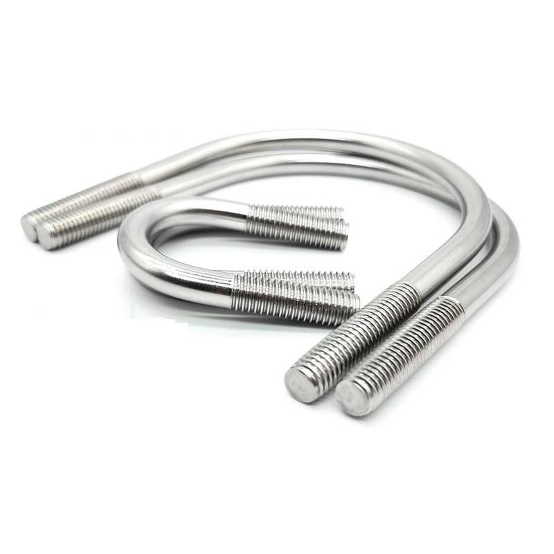 Stainless Steel U-Bolt Grade A2 A4 U Type Bolts with Nut and Washer DIN 3570