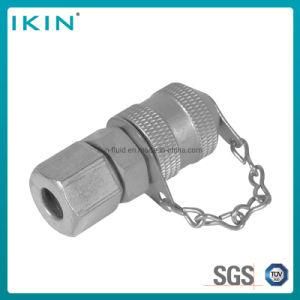 Ikin Stainless Steel Hydraulic Test Coupling with Orfs Hydraulic Quick Disconnect Couplings Hydraulic Connector Hose Fitting
