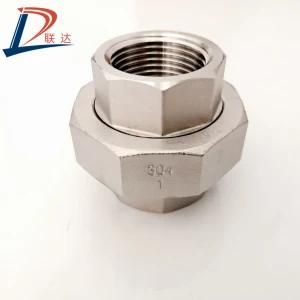 Stainless Steel Pipe Fitting SS304 BSPT NPT Thread Screw Union