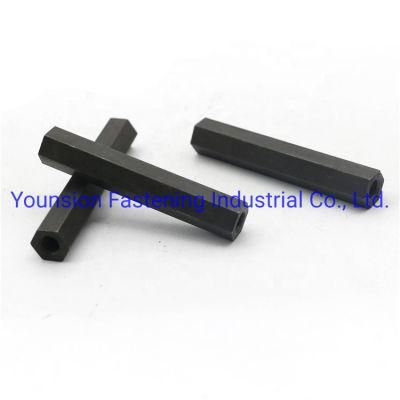 Black Color and 4.8 Grade DIN6334 Long Hex Nut