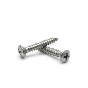 Stainless Steel M6 Slotted Round Head Wood Screw