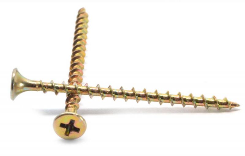 Phillips Bugle Head Yellow Zinc Plated Galvanized Coarse Thread Tapping Drywall Screws/Plasterboard Screw/Tornillos