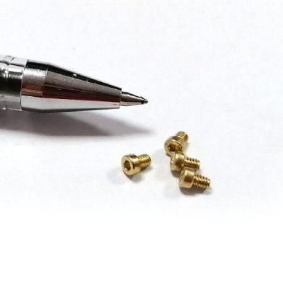 Copper Brass Precision Mini Cap Head Allen Hexagon Socket Screw