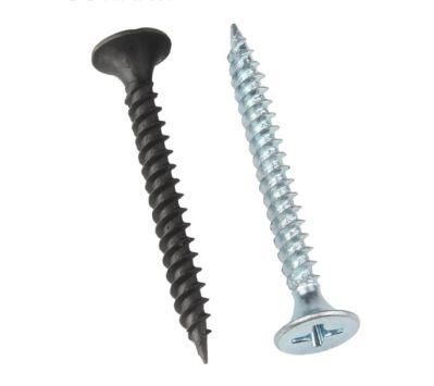 3.5*25 Coarse Thread Drywall Screw Black Zinc