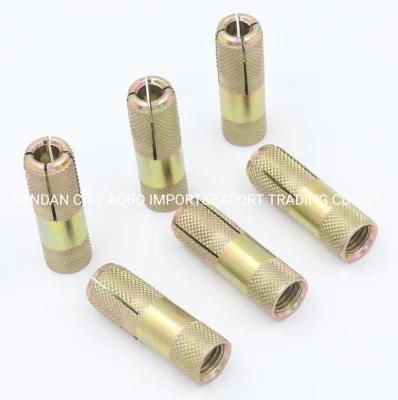 Zp Double Knurling M12 Drop in Anchor Fastener Anchor