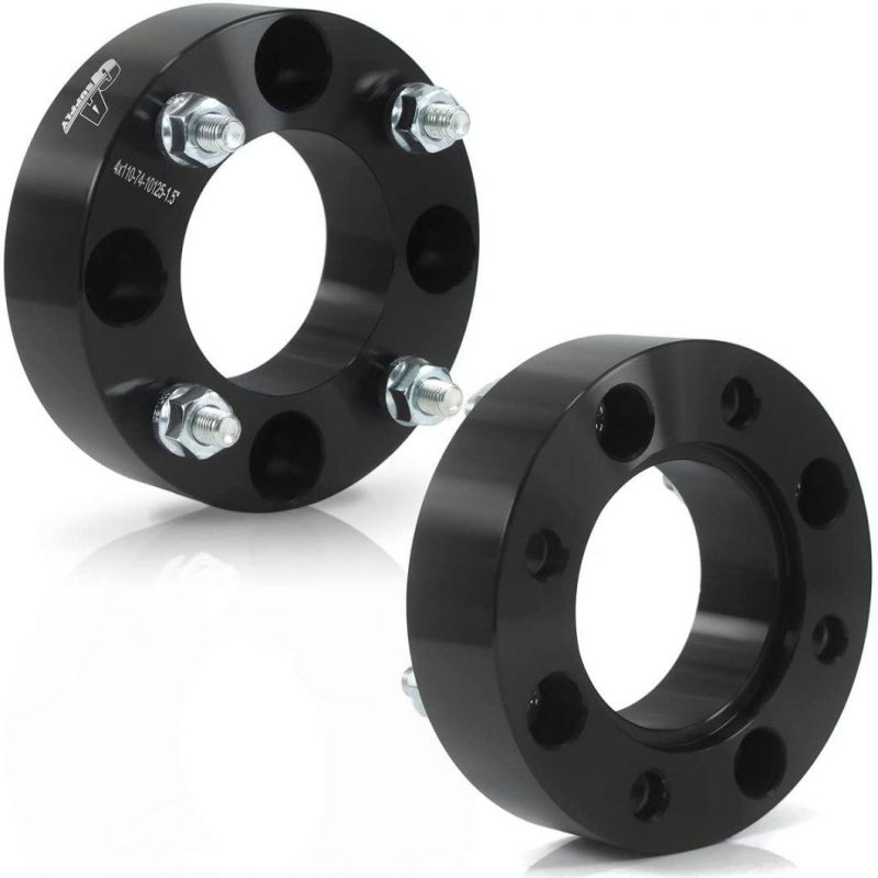 4X110 ATV Wheel Spacers with 1.5" 74mm Hub Bore 10X1.25 Studs