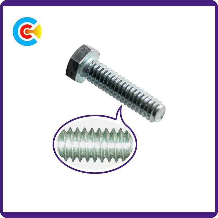 DIN/ANSI/BS/JIS Carbon-Steel/Stainless-Steel Hand Twist Flange Hexagonal Furniture/Kitchen/Cabinet Fixed Flange Screw