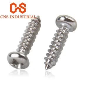 DIN 7981 Pan Head Pozi Drive Type Ab Thread Stainless Steel 304 316 Self Tapping Head Screw