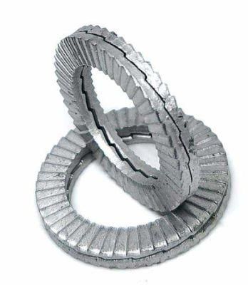 Stainless Steel 316L / Carbon Steel Double Fold Self-Locking Washer DIN 25201 for Screw and Nut